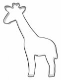 Ausstechform Giraffe