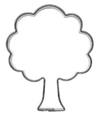 Ausstechform *Eichen-Blatt* Baum Keks-Ausstecher 6cm Edelstahl Natur Birkmann 