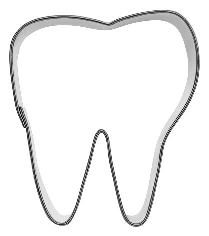 Ausstechform Zahn 6 cm Ausstecher Zähne Städter 