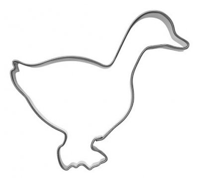 Gans als Ausstechform