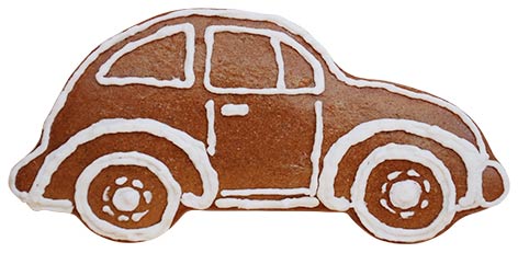 VOLKSWAGEN-KÄFER als LEBKUCHEN 